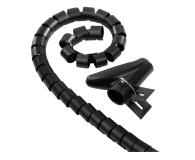 Hama Hama Osłona na kable, 1,5 m, 30 mm, czarna - 620711 - zdjęcie 1